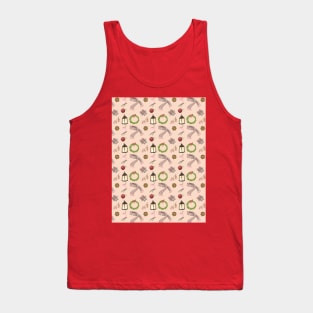 Warm winter things pattern Tank Top